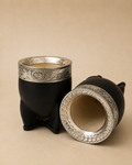 Mate de cuero imperial y alpaca