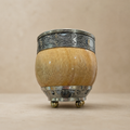 Mate Imperial de Algarrobo – Detalles en Alpaca y Bronce