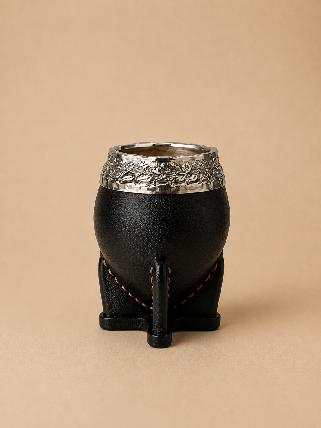 Mate Torpedo de cuero y alpaca